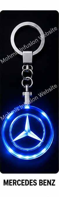 Mercedes LED Keychain